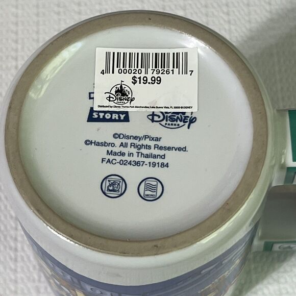 Disney PIXAR Toy Story Toys Tell No Tales 16oz Ceramic Mug White Multi NWT - Picture 7 of 14